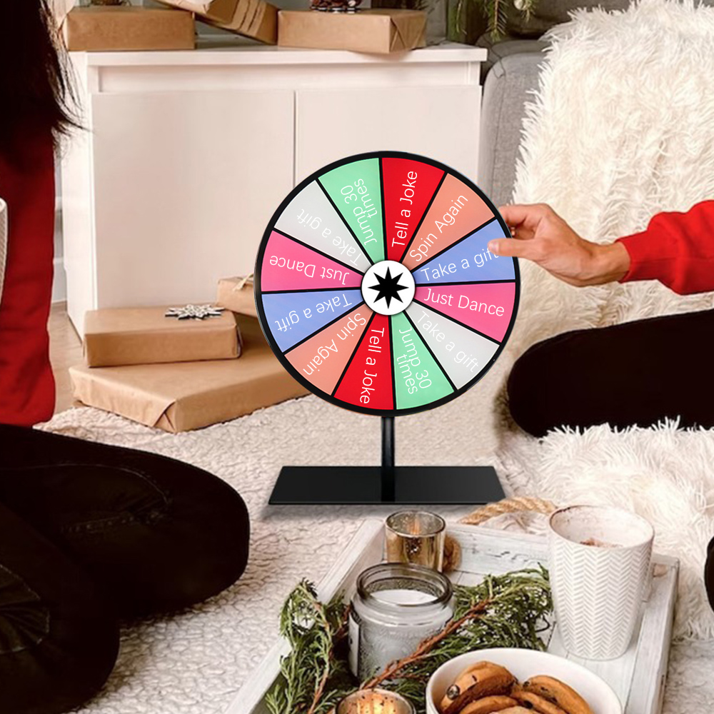 Party Games Spin The Wheel - عجلة جائزة دوارة على الطاولة مقاس