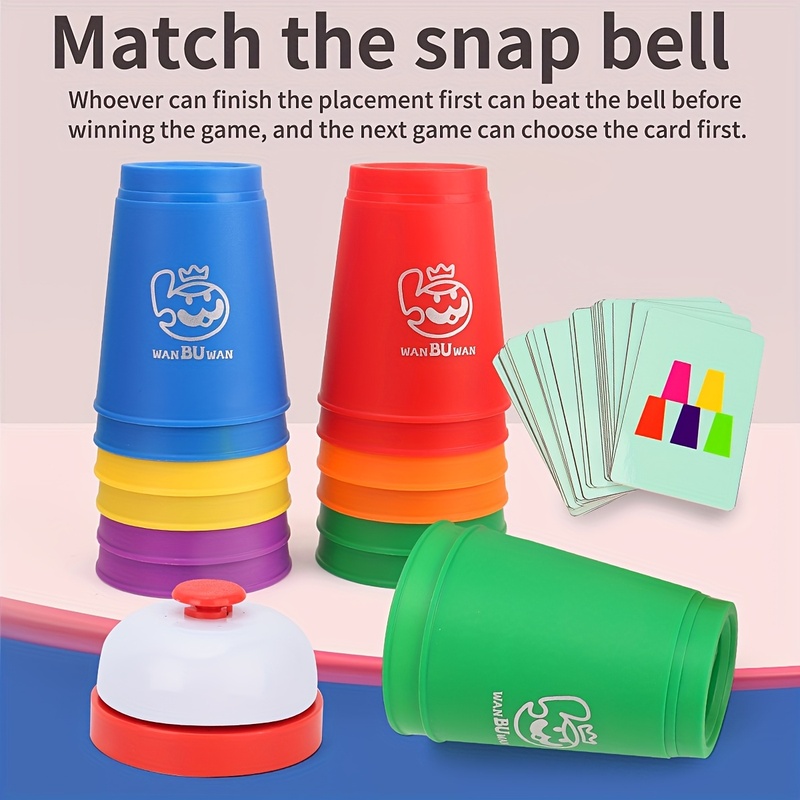 Party Games Competition - مجموعة أكواب للتكديس السريع مع 12