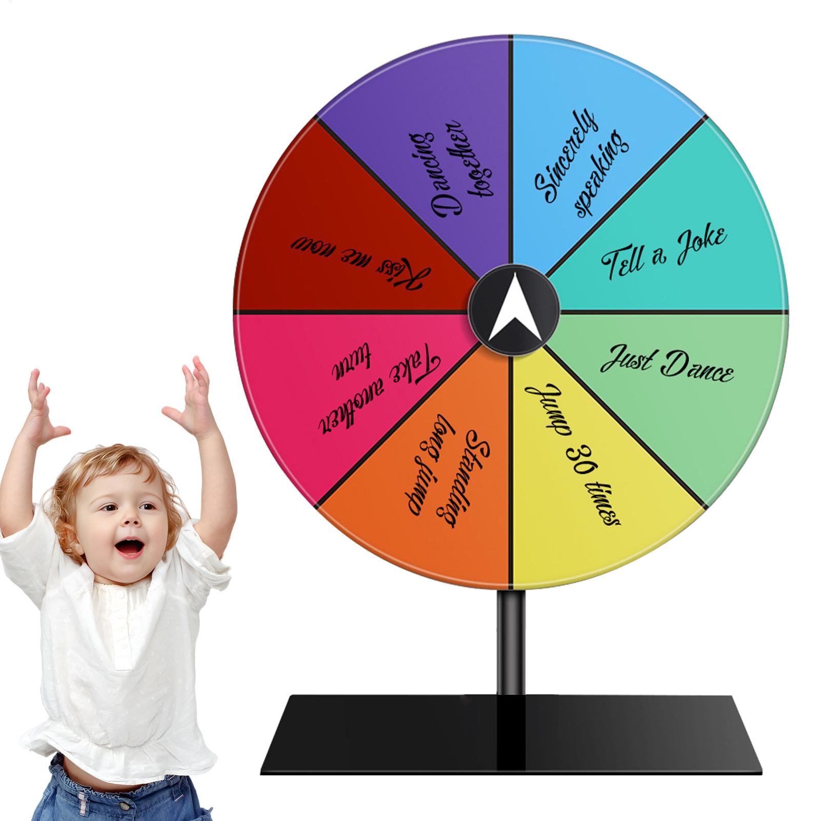 Party Games Spin The Wheel - عجلة ألعاب دوارة ملونة متينة قابلة