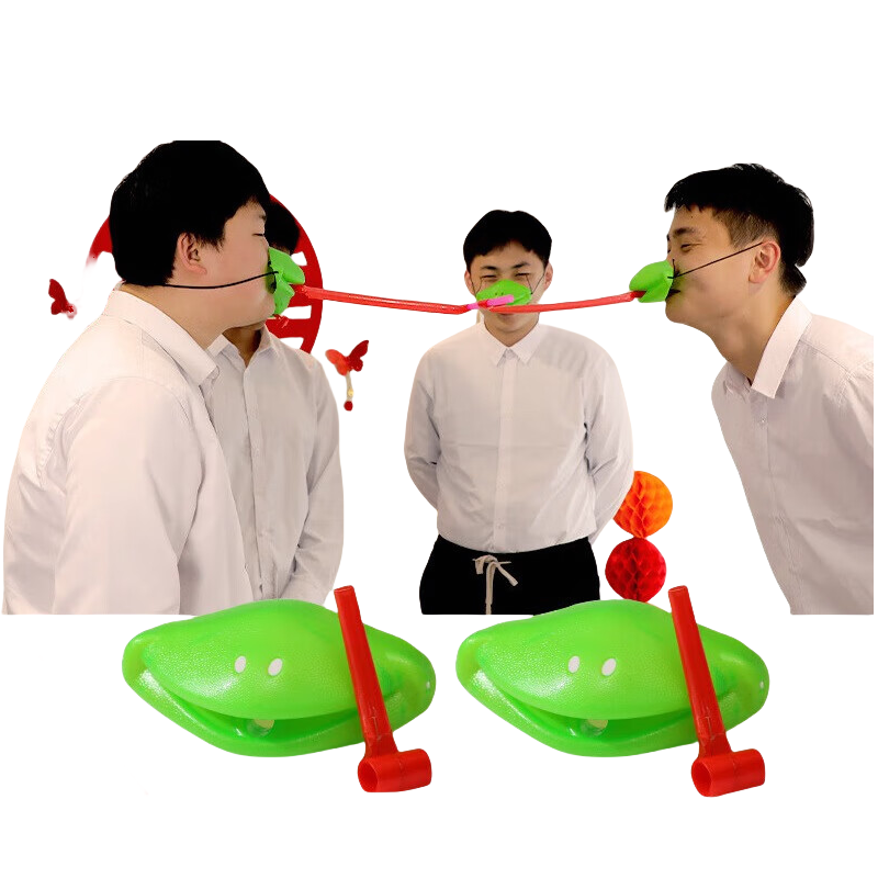 Party Games Competition - لعبة قناع الضفدع ملصق لسان الضفدع