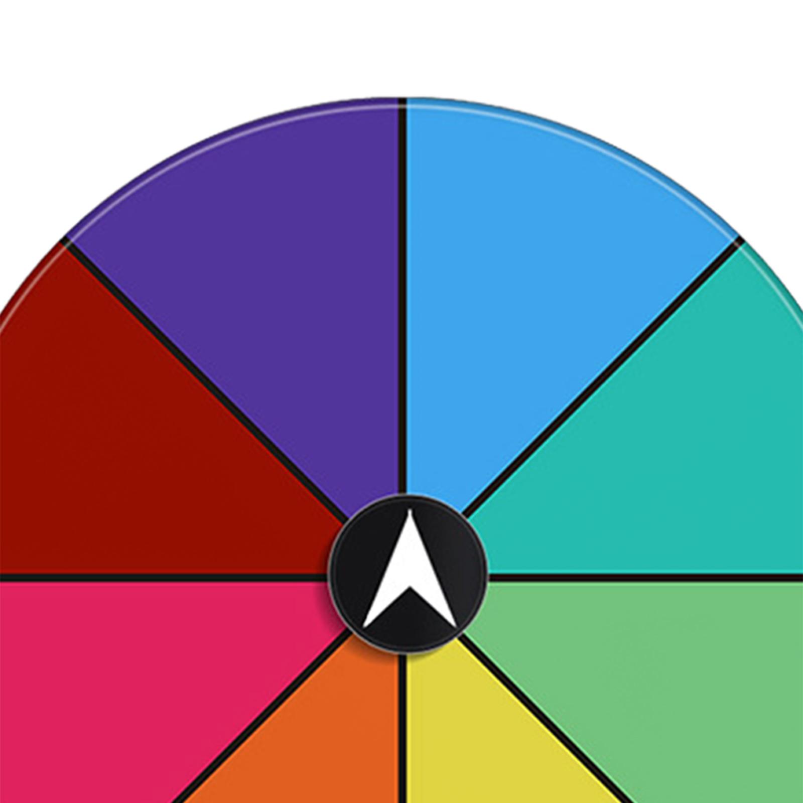 Party Games Spin The Wheel - عجلة جوائز أكريليك مدمجة للطاولة، لعبة