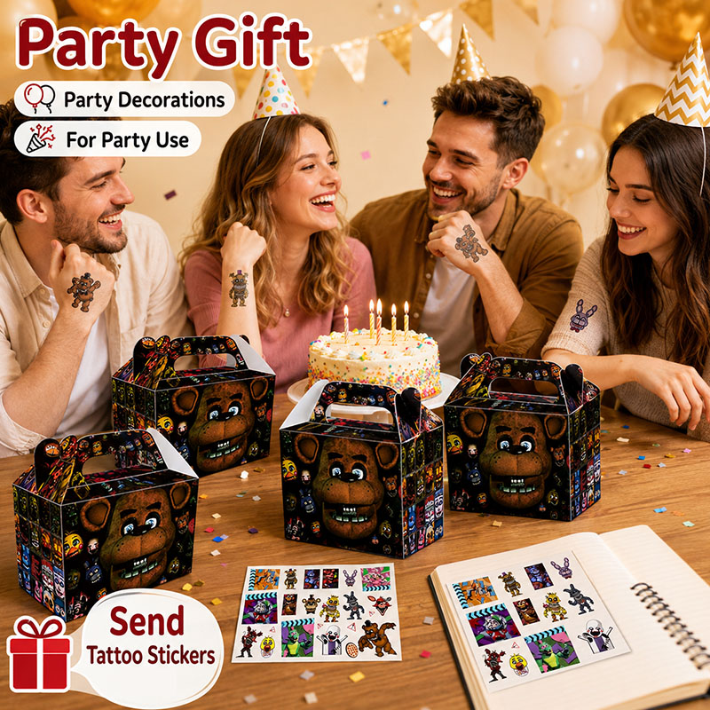 مجموعة هدايا حفلات بثيم Five N - مراجعة Party Games At Christmas وسعره