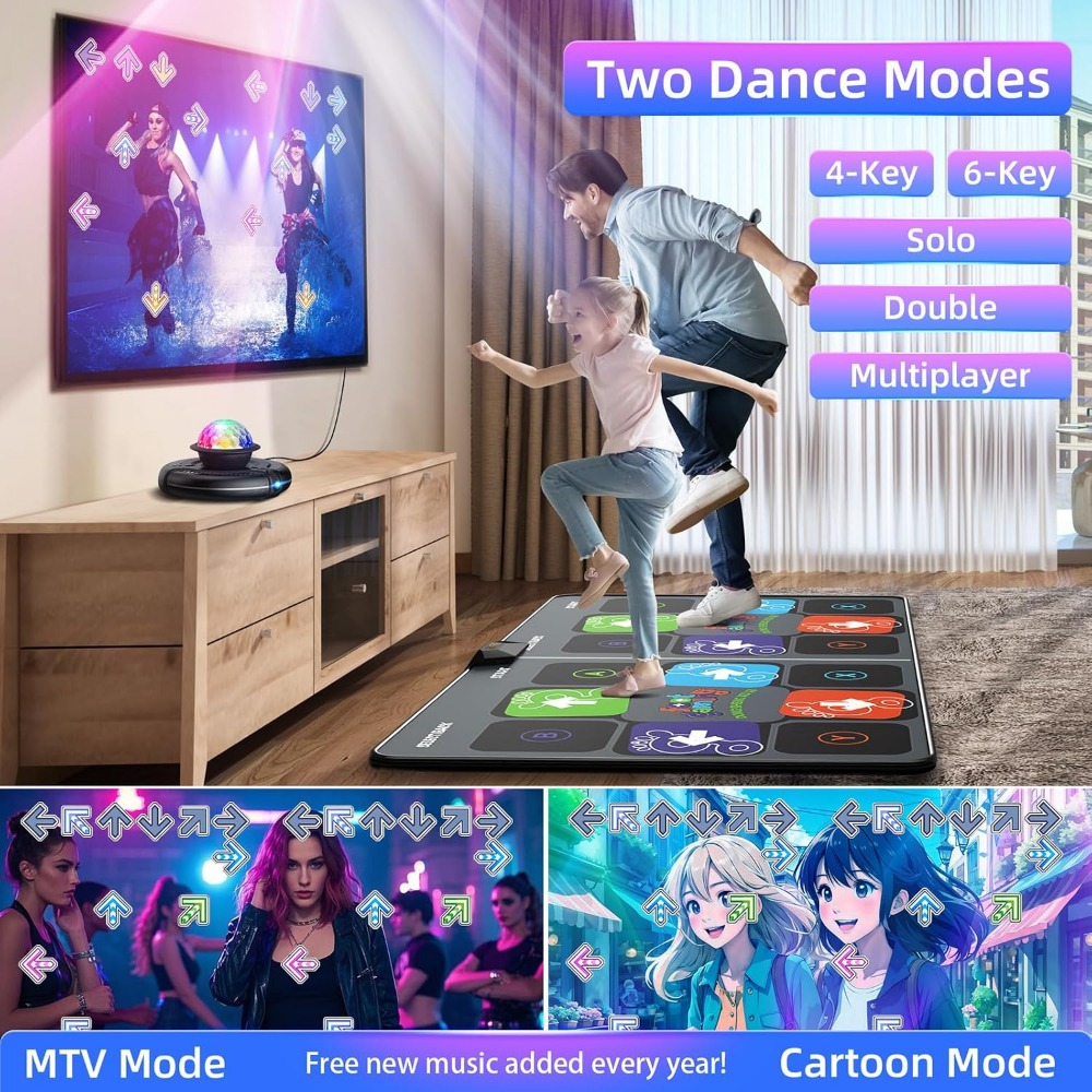 بساط رقص لاسلكي للتمرين والمرح - مراجعة Party Games Switch 2 وسعره