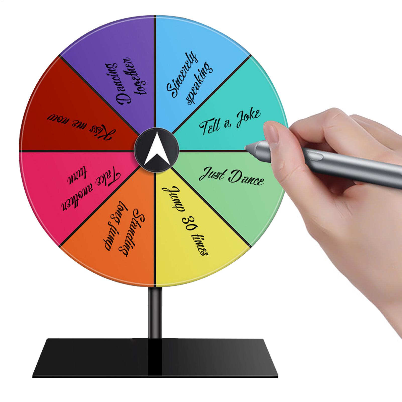 عجلة جوائز قابلة للمسح الجاف،  - مراجعة Party Games Spin The Wheel وسعره