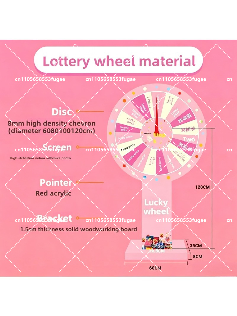 لعبة عجلة الحظ الوردية مع إطار - مراجعة Party Games Spin The Wheel وسعره