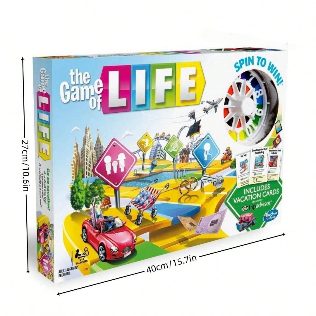 لعبة لوحية لمحاكاة الحياة - لع - مراجعة Party Games Spin The Wheel وسعره