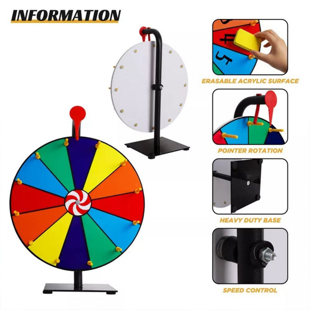 عجلة دوارة قابلة للتحرير مثبتة - مراجعة Party Games Spin The Wheel وسعره