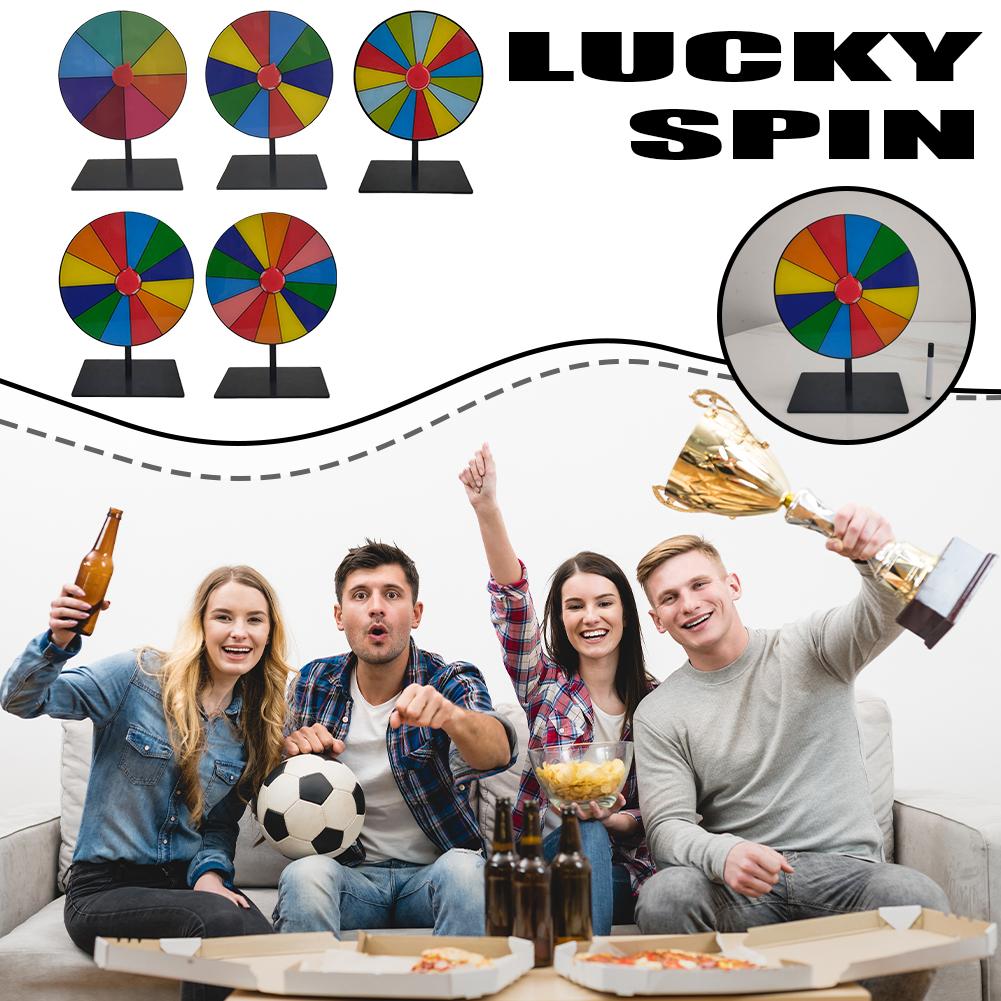 عجلة جوائز ملونة بقطر 20 سم لل - مراجعة Party Games Spin The Wheel وسعره