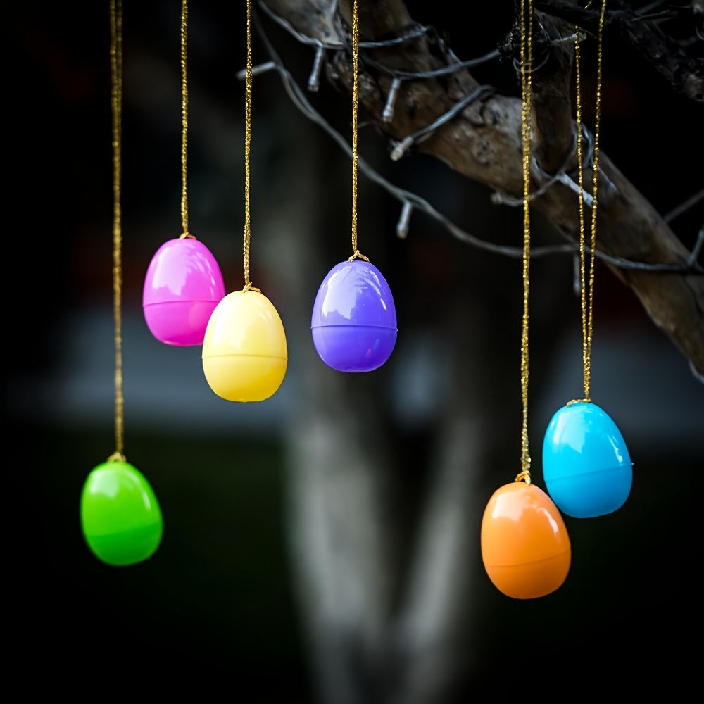 100 قطعة بيض بلاستيكي قابل للت - مراجعة Party Games Easter Egg وسعره