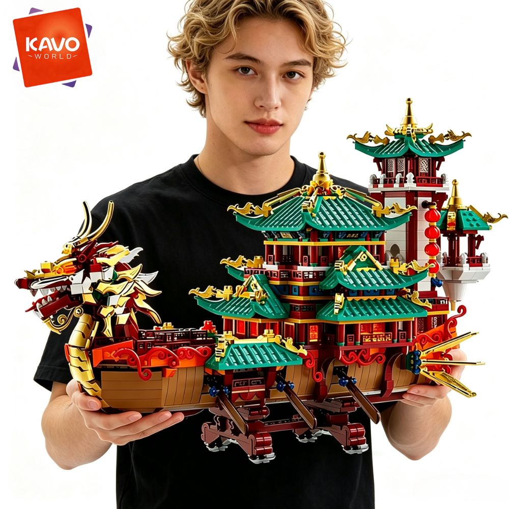 KAVOWORLD 2453 قطعة مكعبات بنا - مراجعة Party Games Meaning وسعره