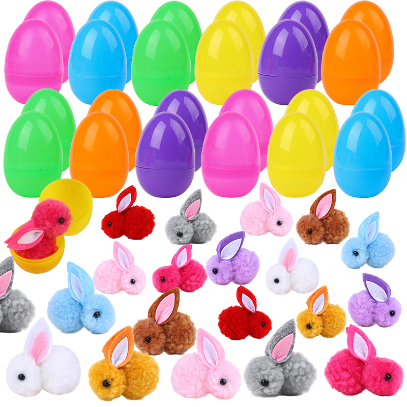 24 قطعة بيض عيد الفصح اللطيف م - مراجعة Party Games Easter Egg وسعره