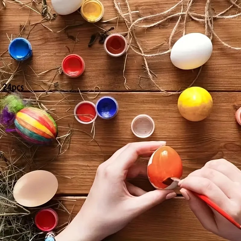 بيض خشبي عالي الجودة للرسم وال - مراجعة Party Games Easter Egg وسعره