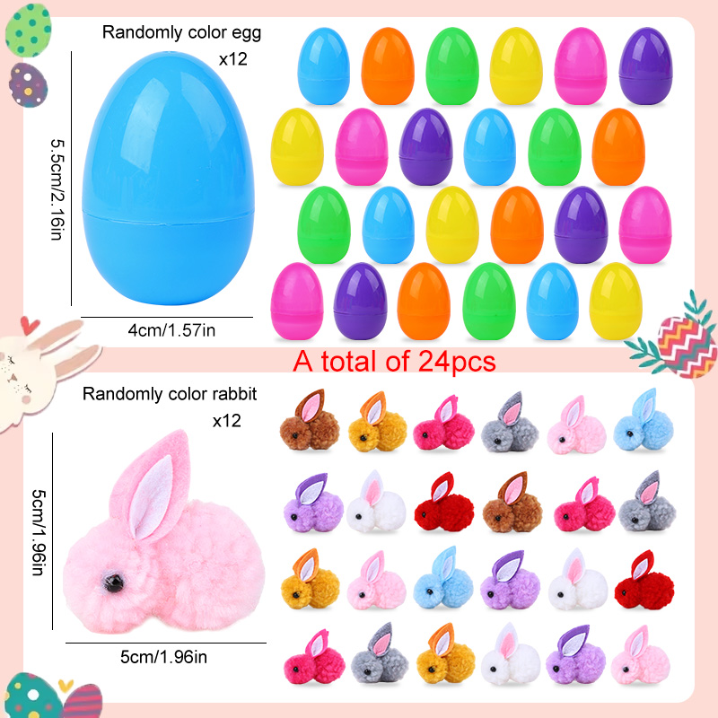 24/48 قطعة بيضة عيد الفصح لطيف - مراجعة Party Games Easter Egg وسعره