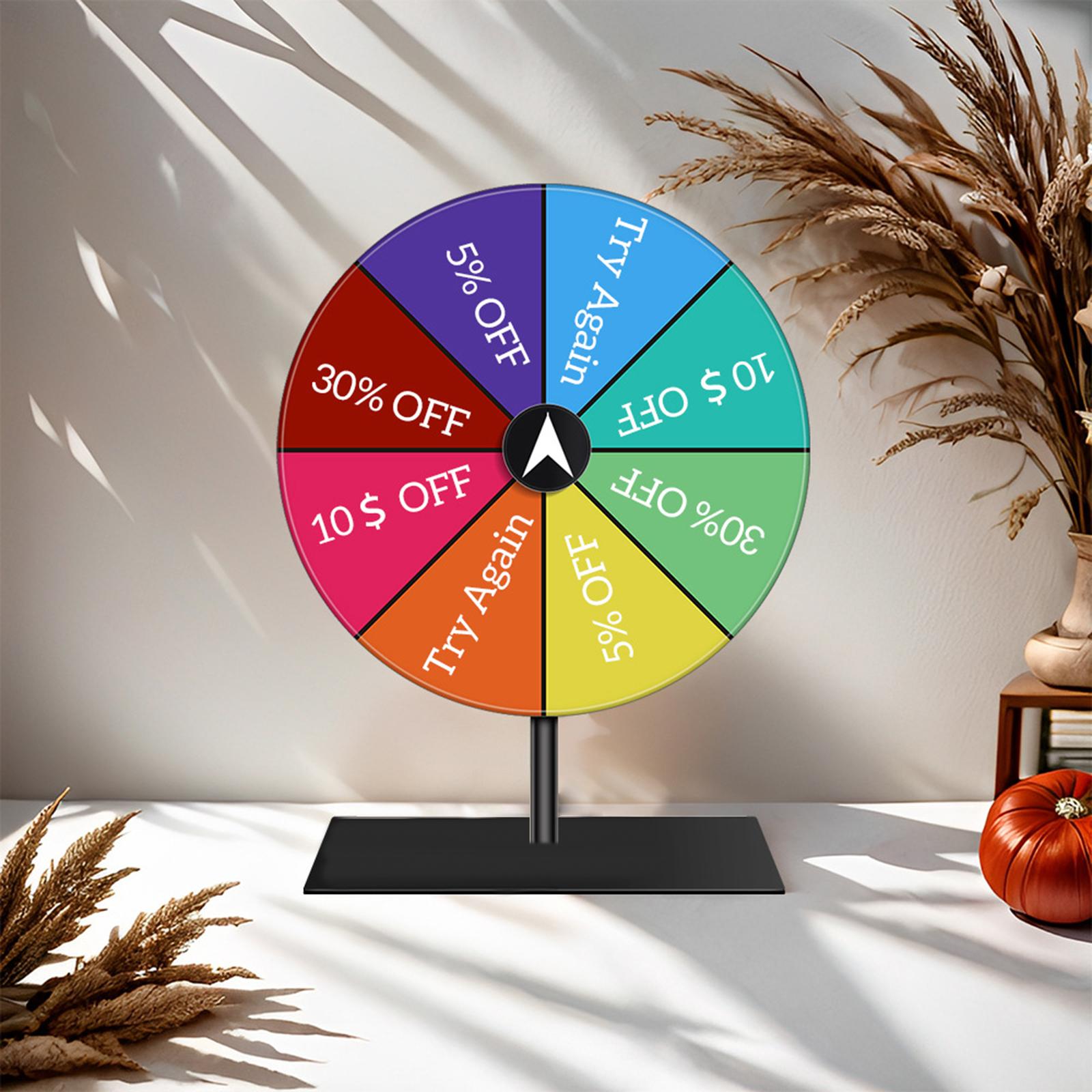 عجلة جوائز أكريليك مدمجة للطاو - مراجعة Party Games Spin The Wheel وسعره